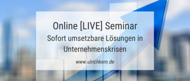 Event-Image for 'Online-Seminar: Lösungen in Unternehmenskrisen'