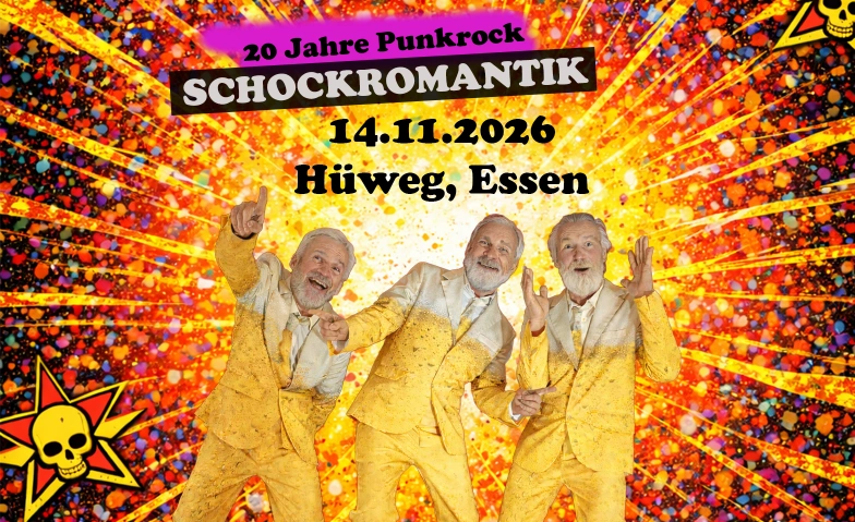 20 Jahre Punkrock - Schockromantik live im H&uuml;weg KJ H&uuml;weg Essen, H&uuml;nninghausenweg 84, 45276 Essen Tickets
