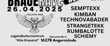 Event-Image for 'BRAUERAVE #2.0 mit Kollektiv Kauz (TECHNO/HARDTECHNO/TEKK)'