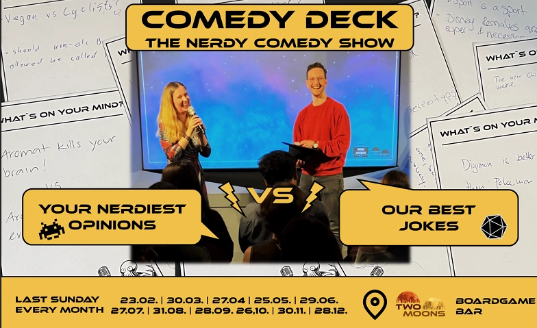 Comedy Deck - the Nerdy Standup Show (EN) Billets