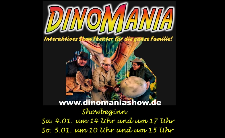 Dinomania - Erlebe das Abenteuer deines Lebens! ${singleEventLocation} Billets