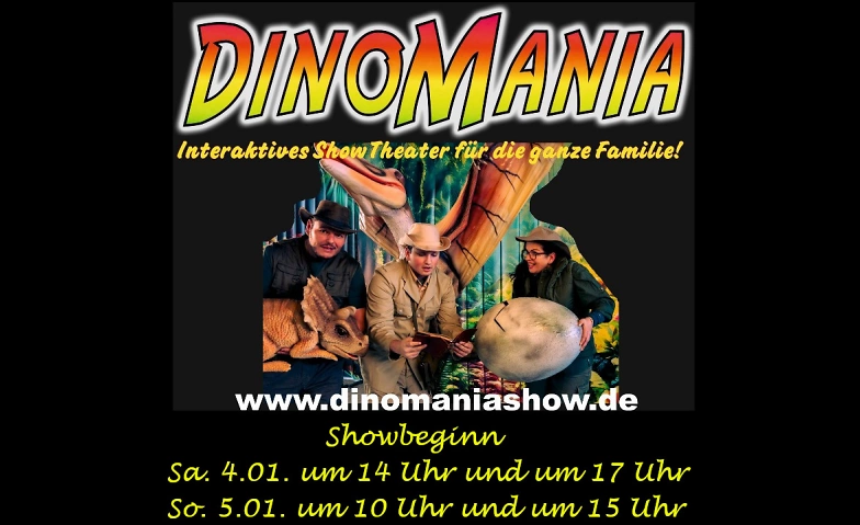 Event-Image for 'Dinomania - Erlebe das Abenteuer deines Lebens!'