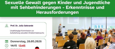 Event-Image for 'Sexuelle Gewalt gegen sehbehinderten Kindern & Jugendlichen'