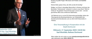 Event-Image for 'Rüdiger von Fritsch: Welt im Umbruch. Perspektiven'