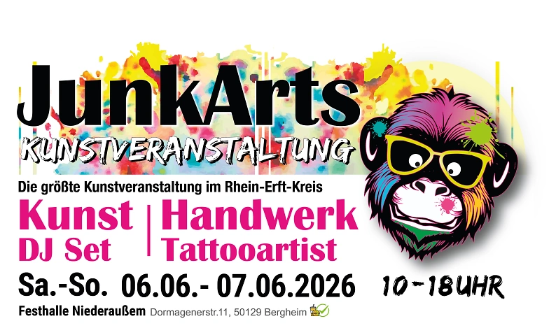 Event-Image for 'JunkArts die gr&ouml;&szlig;te Kunstveranstaltung im Rhein-Erft-Kreis'