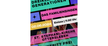 Event-Image for 'Dreiklang der Generationen - Das Familiensingen'