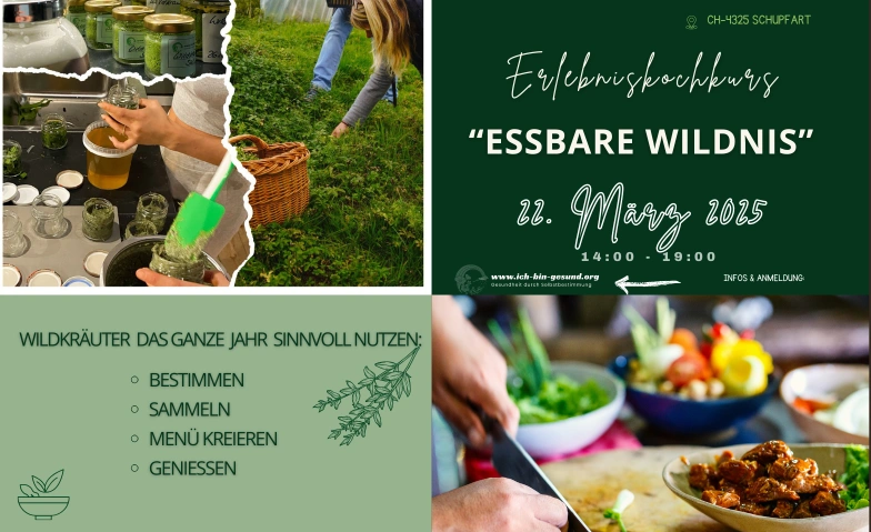 Erlebniskochkurs mit Wildkräutern Obermumpferstrasse 71 Tickets