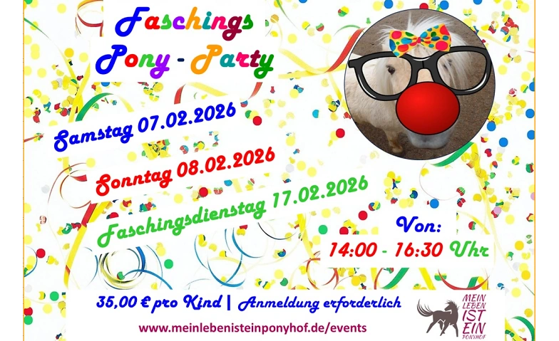Event-Image for 'Faschings-Pony-Party'