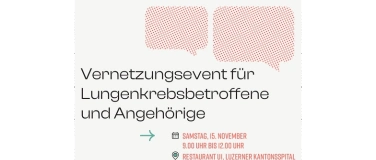 Event-Image for 'Vernetzungsevent für Lungenkrebsbetroffene und Angehörige'