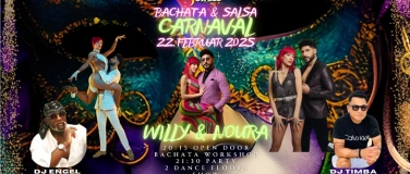 Event-Image for 'BACHATA & SALSA - CARNAVAL EVENT - WILLY & NOURA'