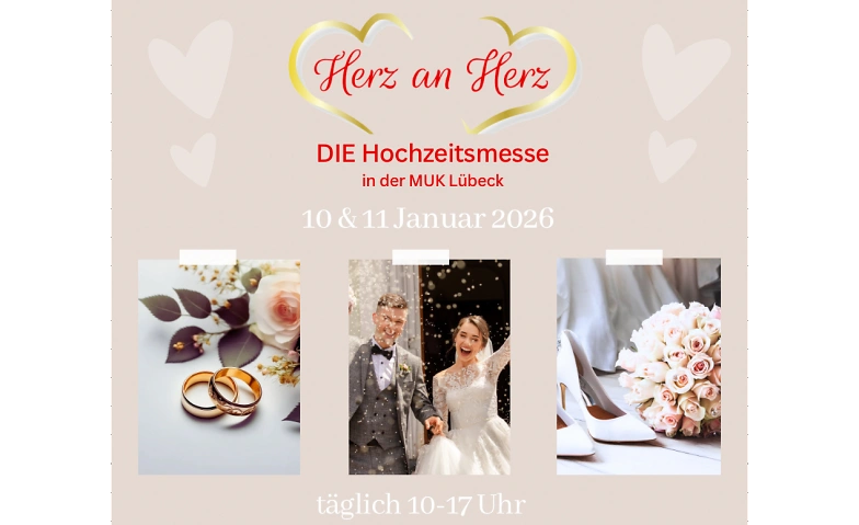 Event-Image for 'Hochzeitsmesse Herz an Herz L&uuml;beck 2026'