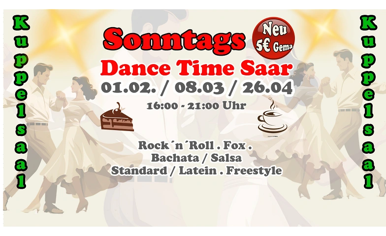 Event-Image for 'Die Sonntags-Dance Time Saar.'
