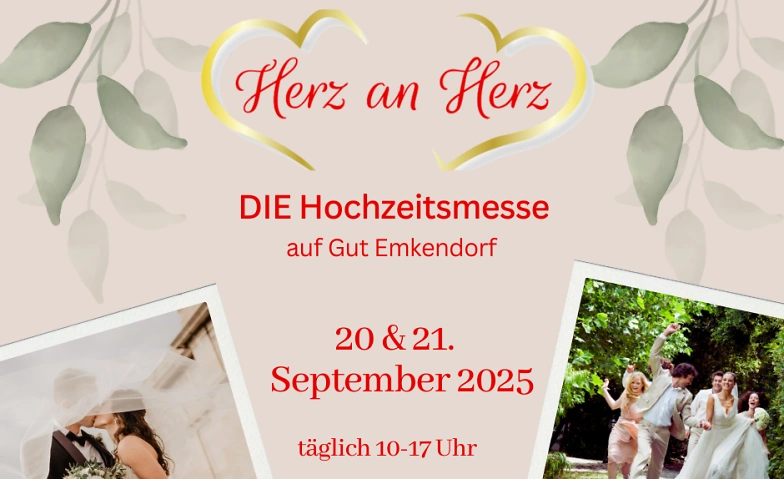 Event-Image for 'Hochzeitsmesse Herz an Herz Emkendorf (bei Kiel)'