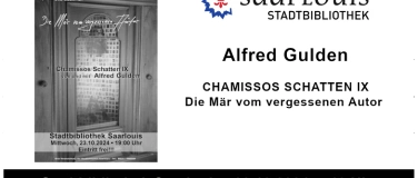 Event-Image for 'CHAMISSOS SCHATTEN IX - Die Mär vom vergessenen Autor'