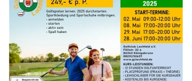 Event-Image for 'Platzreifekurs 2025 -  Entdecken Sie die Faszination des Gol'