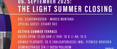 Event-Image for 'THE LIGHT - SUMMER CLOSING OPEN AIR 2025'