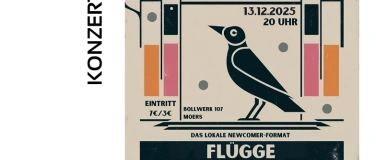 Event-Image for 'FLÜGGE – Das lokale Newcomer-Format im Bollwerk 107'