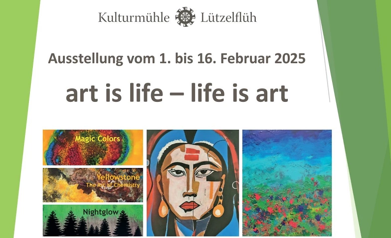 Ausstellung art is life - life is art ${singleEventLocation} Tickets