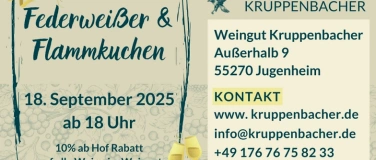 Event-Image for 'Federweißer & Flammkuchen - Wir feiern die Traubenlese!'