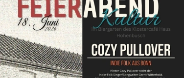 Event-Image for 'FeierabendKultur in Kloster Caf&eacute; Haus Hohenbusch'