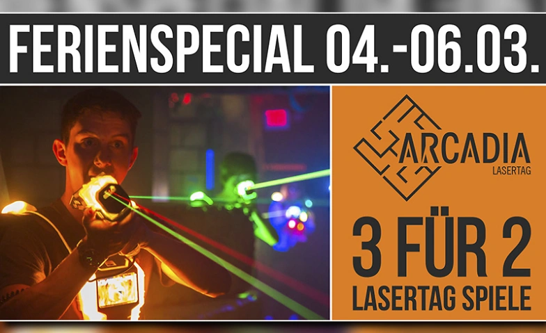 Event-Image for 'Ferienspecial im Arcadia Lasertag'