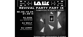 Event organiser of LaLic Revival Party IX