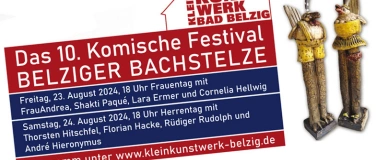 Event-Image for 'Das 10. Komische Festival „Belziger Bachstelze” - Frauentag'