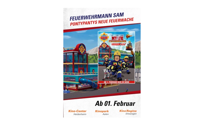 Event-Image for 'Feuerwehrmann Sam - PONTYPANDYS NEUE FEUERWACHE'