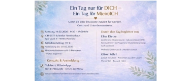 Event-Image for 'Ein Tag nur f&uuml;r DICH &ndash; Ein Tag f&uuml;r M(ein)ICH'