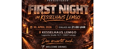 Event-Image for 'FIRST NIGHT im Kesselhaus Lemgo'