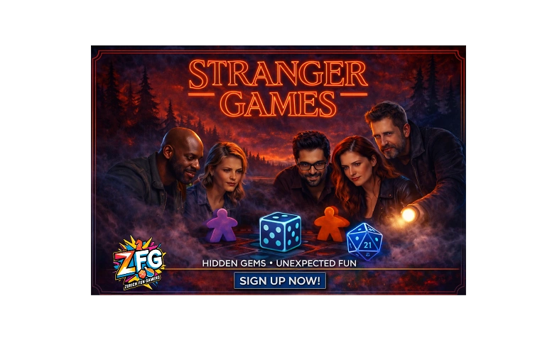 ZFG Stranger Games: Discover Hidden Gem Board Games! Tickets