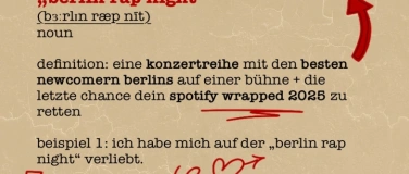 Event-Image for 'Berlin Rap Night 3'
