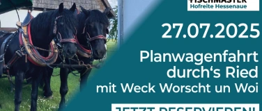 Event-Image for 'Planwagenfahrt durchs Ried mit Weck Worscht un Woi 27.07.25'