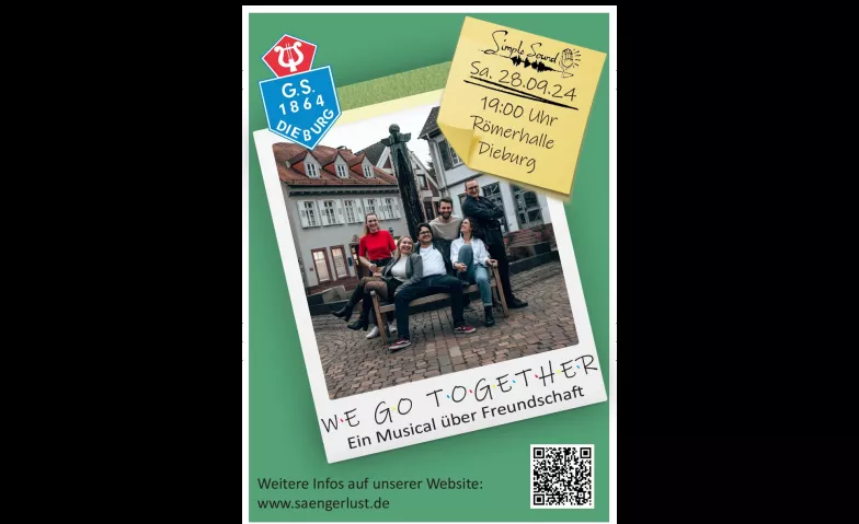 We go together - Ein Musical über Freundschaft Römerhalle Dieburg, In der Altstadt 5, 64807 Dieburg Tickets