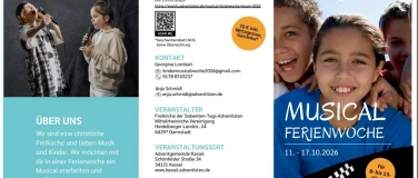 Event-Image for 'MUSICAL FERIENWOCHE f&uuml;r Kinder von 8 bis 13 Jahren'