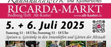 Event-Image for 'Kunsthandwerkermarkt - Ricarda-Markt in Alt-Kaster'