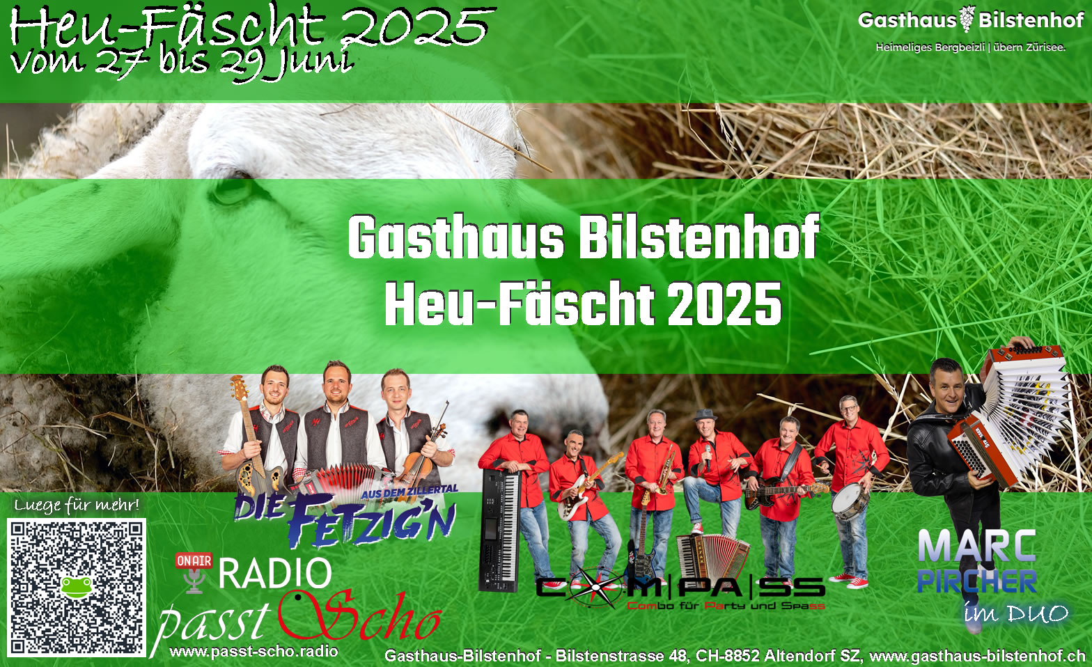 Bilstenhof - Heu-Fäscht Gasthaus Bilstenhof, Altendorf Tickets