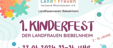 Event-Image for '1. Kinderfest der Landfrauen Biebelnheim'