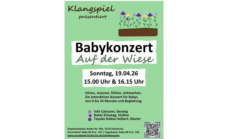Event-Image for 'BABYKONZERT "Auf der Wiese" (0-24 Monate)'
