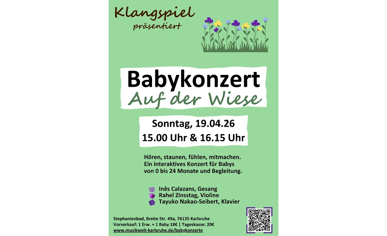 Event-Image for 'BABYKONZERT "Auf der Wiese" (0-24 Monate)'