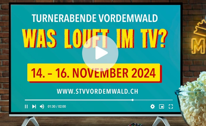 Turnerabend Vordemwald 2024 Freitag - Was louft im TV? ${singleEventLocation} Tickets