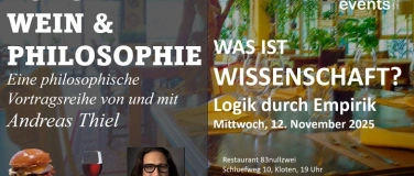 Event-Image for 'BURGER WEIN & PHILOSOPHIE: Was ist Wissenschaft?'