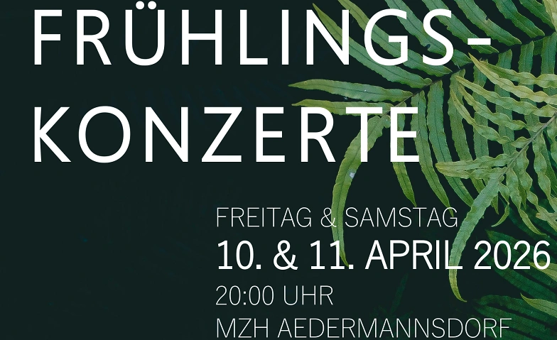 Fr&uuml;hlingkonzert 2026 Tickets