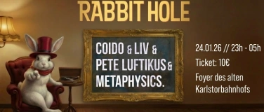 Event-Image for 'Down the Rabbit Hole - Winter Edition feat. COIDO'