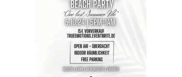 Event-Image for 'Summer Closing Beach Party  5.10.  Sandhofsee Neuss'