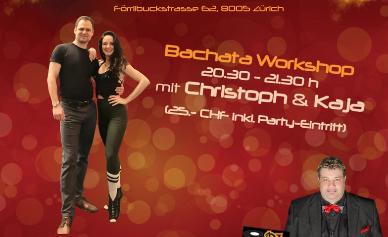 Bachata Workshop mit Christoph und Kaya Club Silbando, Förrlibuckstrasse 62, 8005 Zürich Tickets