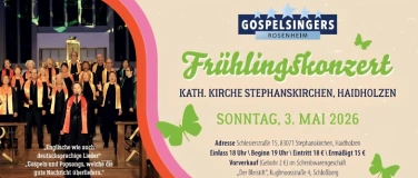 Event-Image for 'Fr&uuml;hlingskonzert der Gospelsingers Rosenheim'