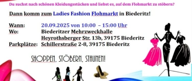 Event-Image for 'Biederitzer Ladies Fashion Flohmarkt'