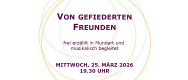 Event-Image for 'Von gefiederten Freunden - M&auml;rchen f&uuml;r Erwachsene'