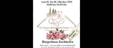 Event-Image for '04. Internationale Puppen, Bären und Kunst Börse Limburg'